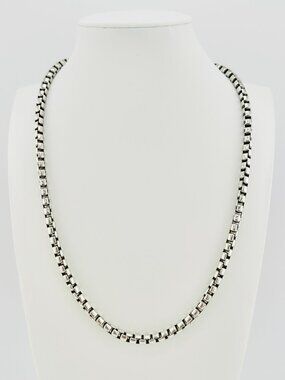 David Yurman Box Chain Necklace in Sterling Silver - 5mm - 20"